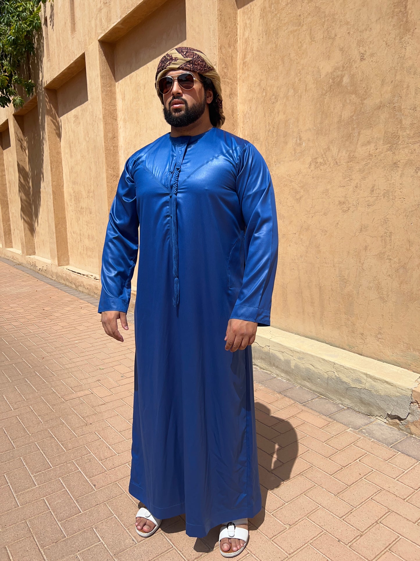 Qamis Bahar - Bleu Marine