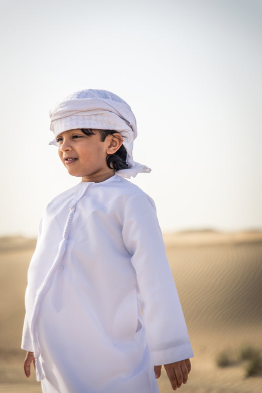 Qamis Enfant Abyad - Blanc